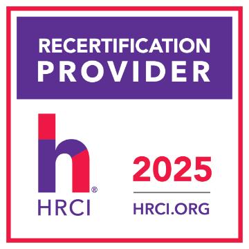 Human Resources Certification Institute - Approved 2024 Provider - HRCI.ORG